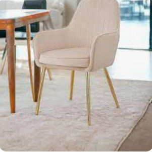Kursi Desain Kafe Kursi Kafetaria dengan Kulit